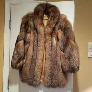 Custom brown fox coat